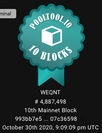 1st Block Award